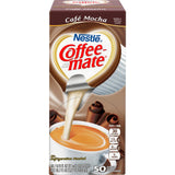 Coffee Mate Cafe Mocha Liquid Coffee Creamer 0.375Oz X 50 (Case of 4)