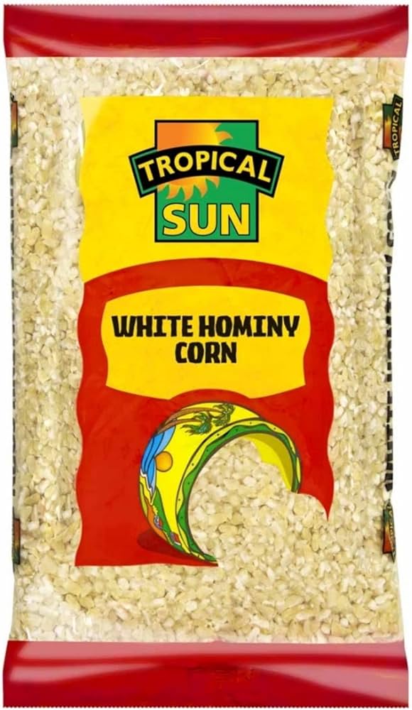 Tropical Sun White Hominy Corn 500G