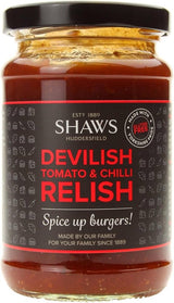 Shaws Devilish Chilli & Tomato Relish Jar 300G