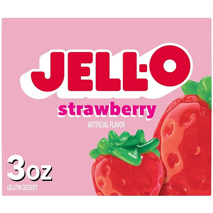 Jell-O Strawberry Gelatin 3Oz (85G)