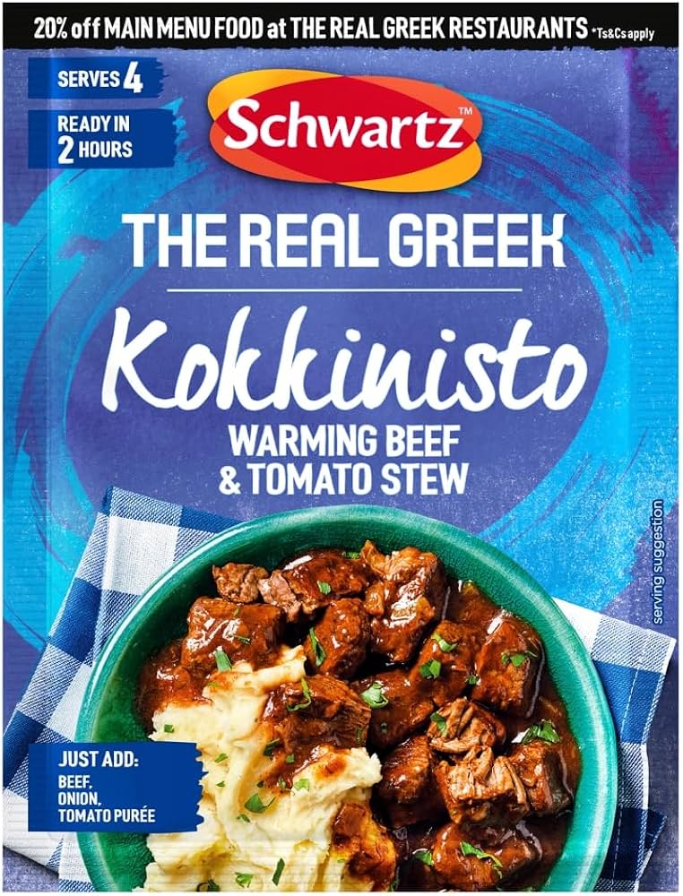 Schwartz The Real Greek Kokkinisto Warming Beef & Tomato Stew 30g