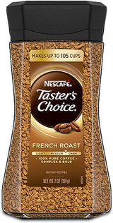 Nescafe Taster's Choice French Roast Glass 7oz (Case of 4)