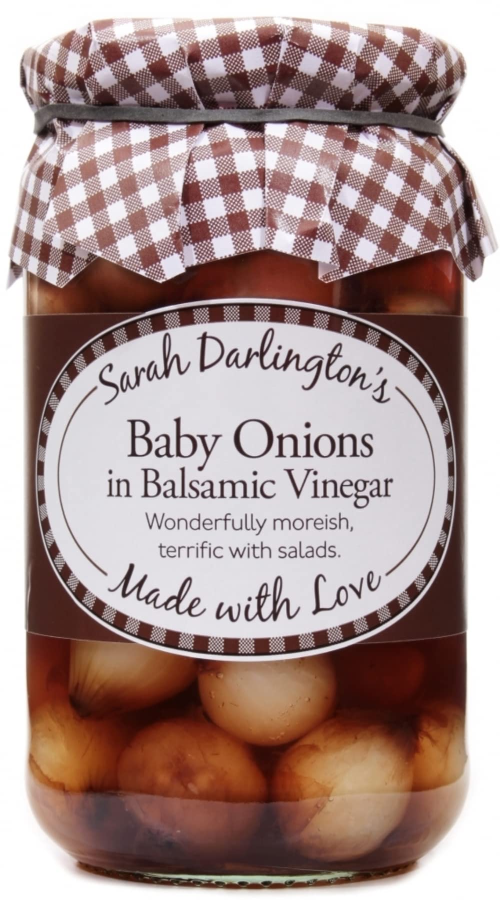 Mrs Darlington Pickled Baby Onions, Balsamic Vinegar 450G