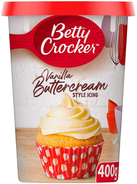 Betty Crocker Vanilla Buttercream Style Icing 400G - World Food Shop