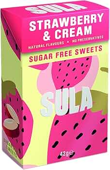 Sula Strawberry & Cream Sweets 42G