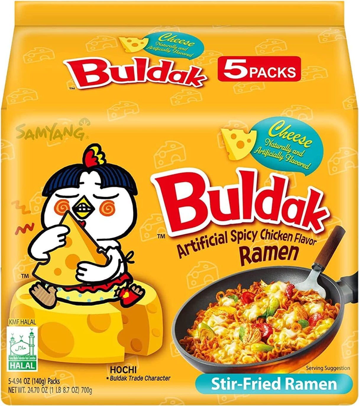 Samyang Hot Chicken Ramyun Cheese 140G (Case of 40)