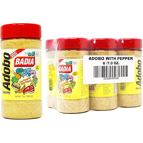 Badia Adobo With Pepper 198.4G (7oz) (Case of 6)