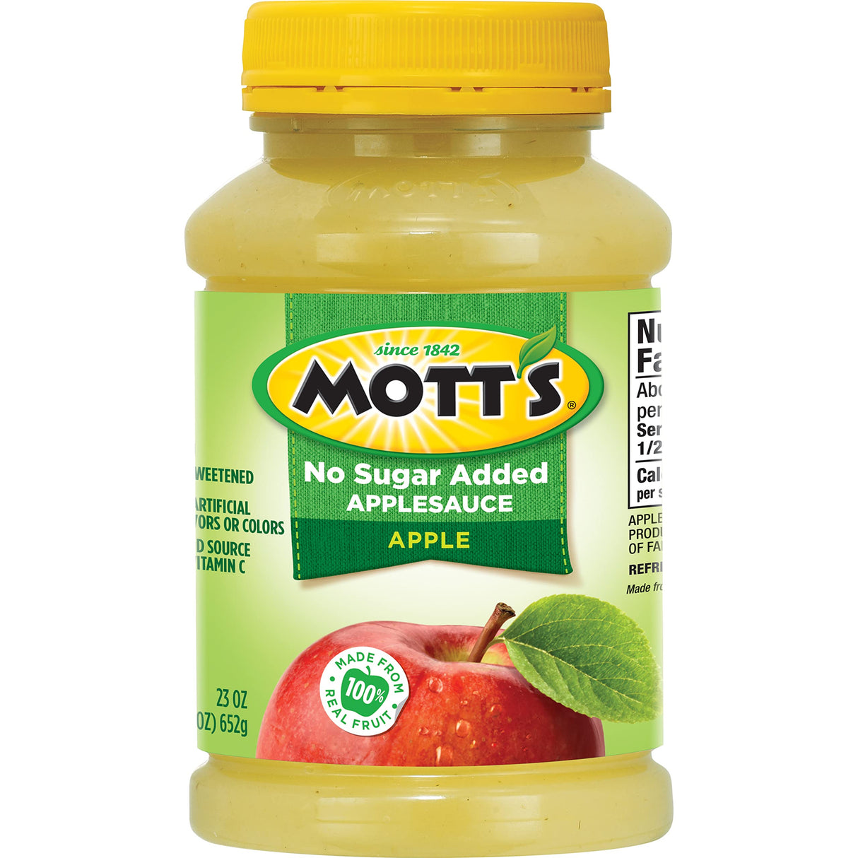 Mott's Apple Sauce No Sugar Added Natural 652G