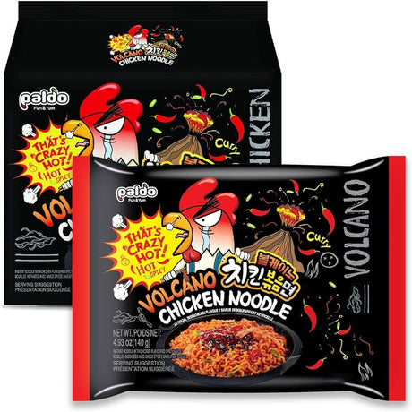 Paldo Volcano Chicken Noodle 140g (Case of 16)