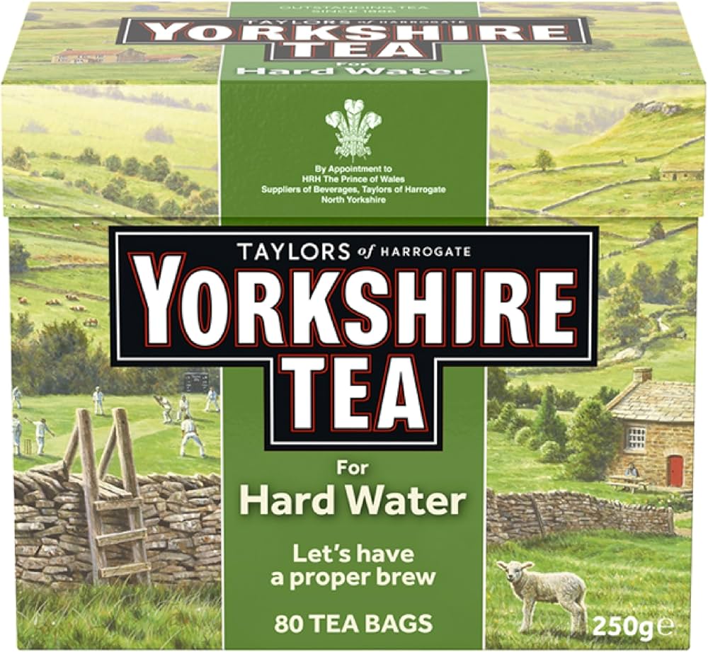 Taylors Of Harrogate Yorkshire Tea Bags Hard Water 80'S