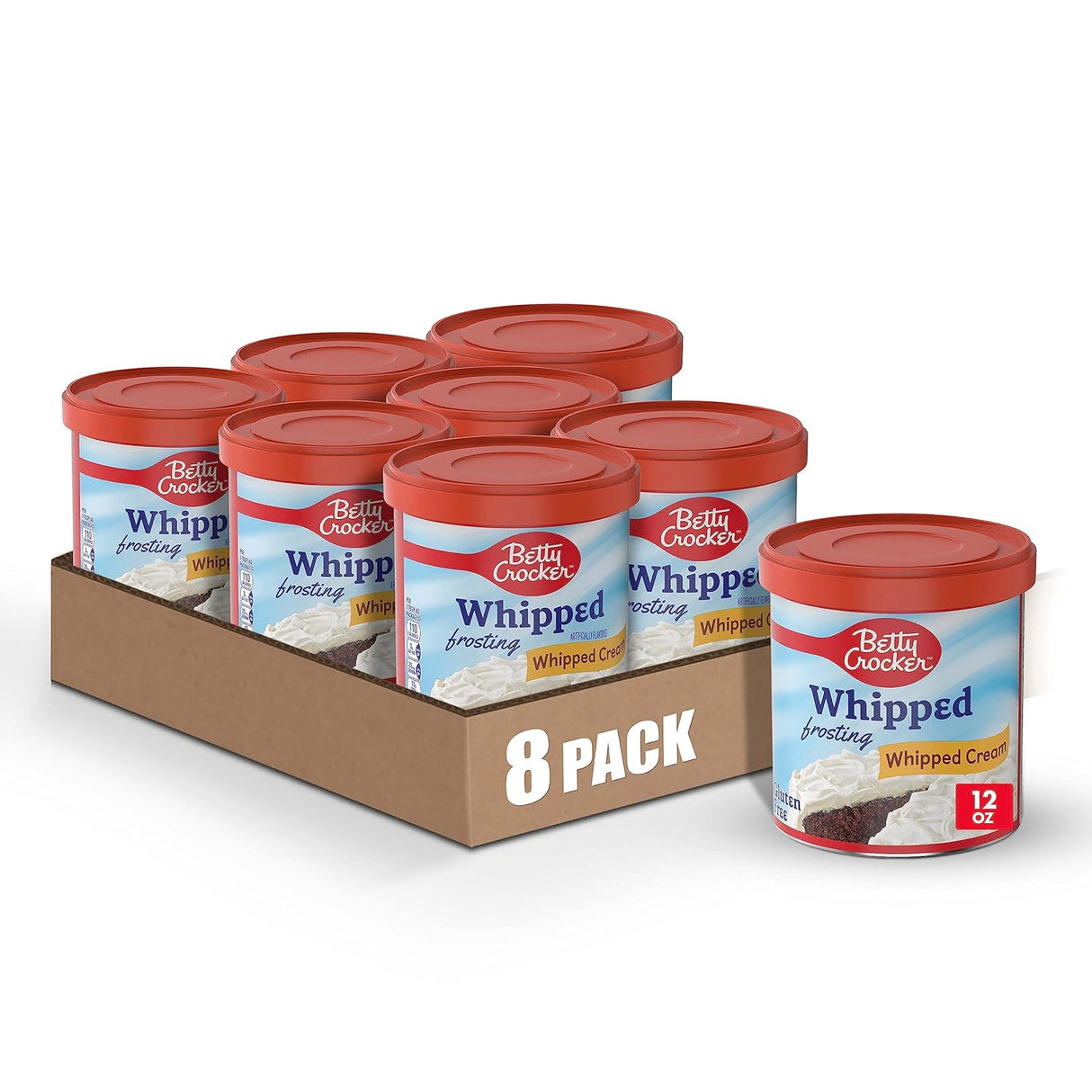 Betty Crocker Whipped Cream Frosting 340G (12oz) (Case of 8)