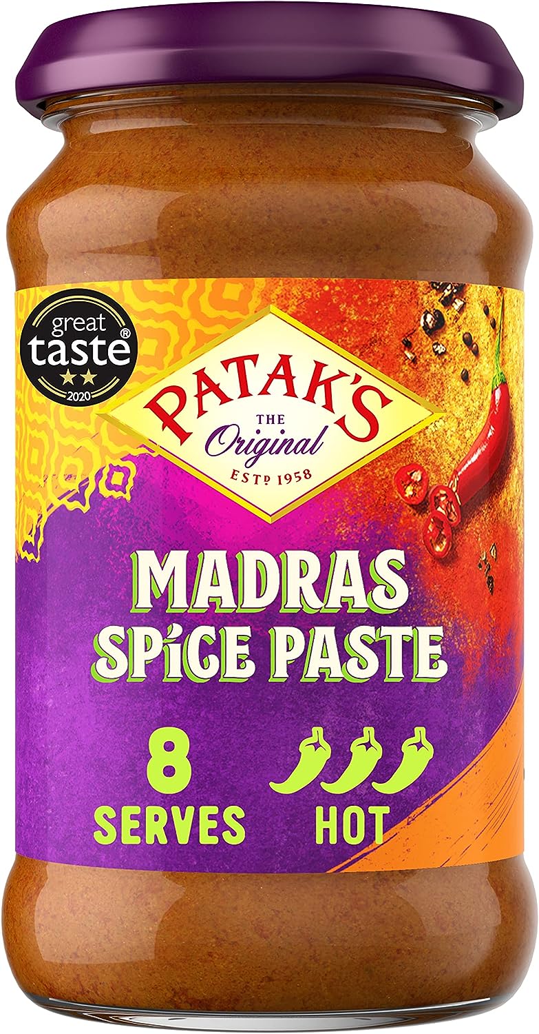 Patak's Madras Curry Spice Paste 283G