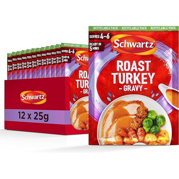 Schwartz Roast Turkey Garvy Mix 25G (Case of 12)