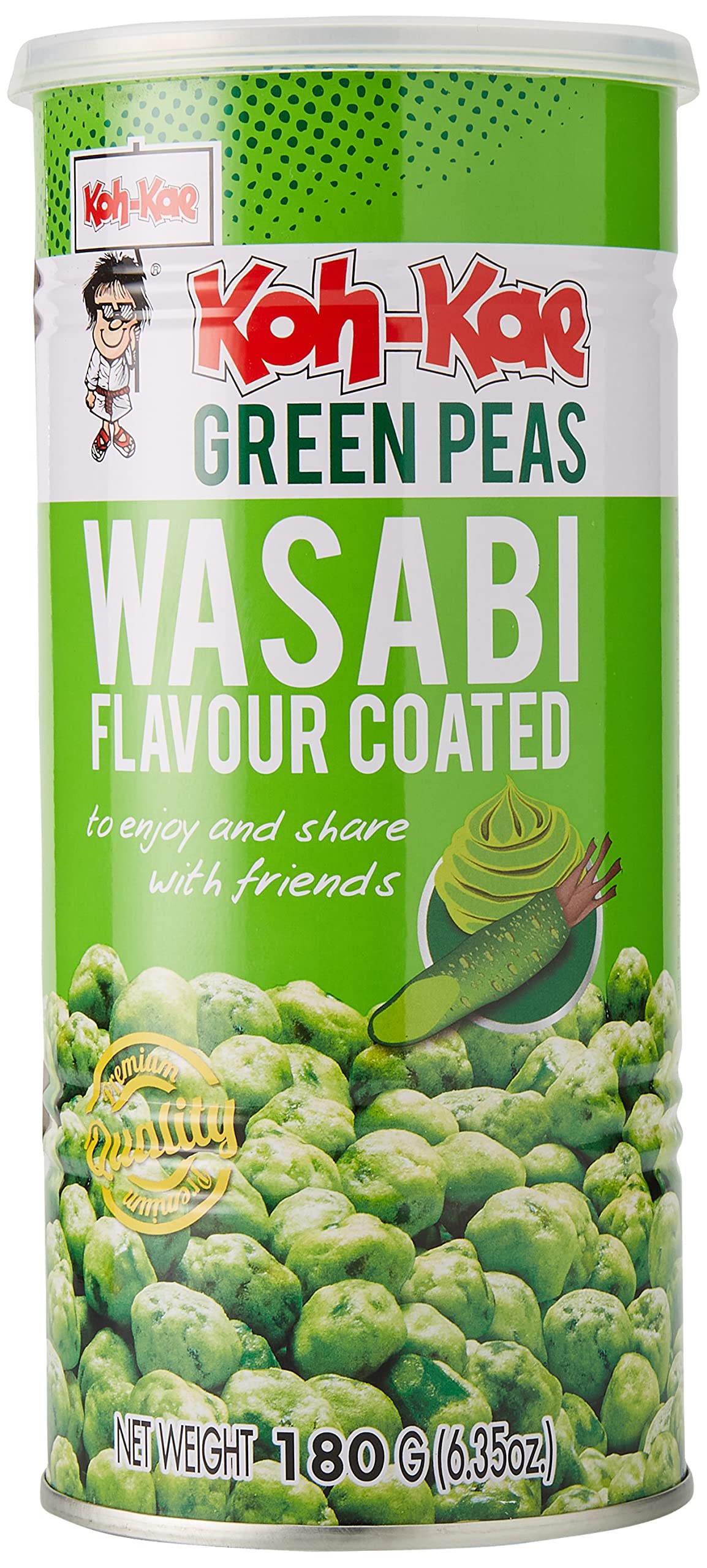 Koh-Kae Wasabi Green Peas 180G