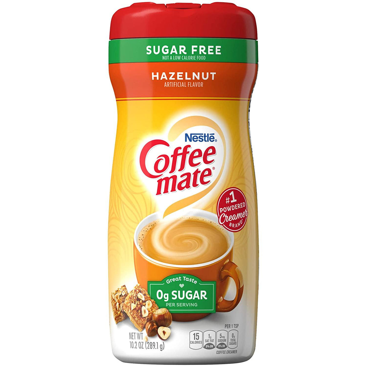 Coffee Mate Hazelnut Sugar Free 10.2Oz - World Food Shop