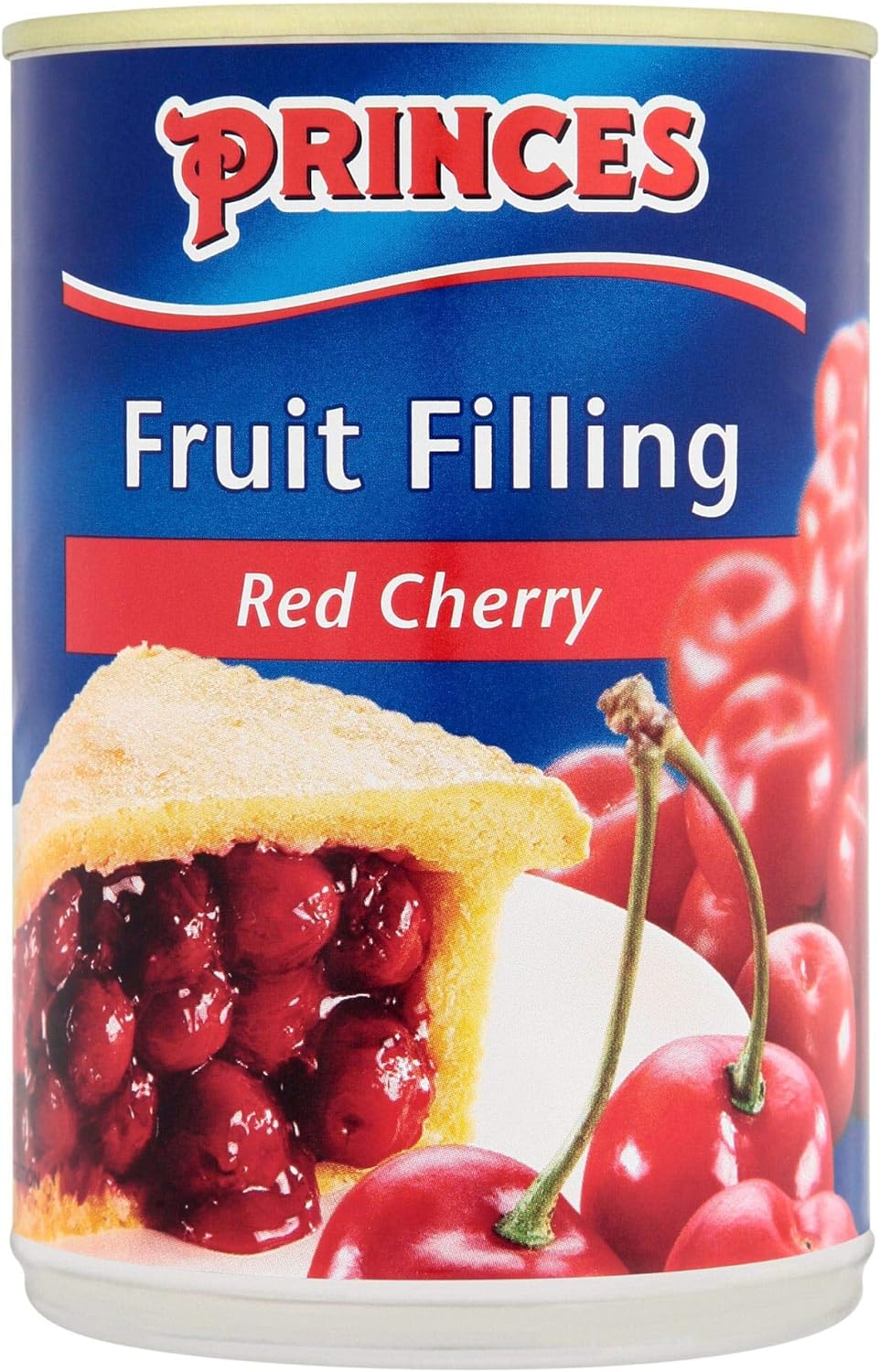 Princes Red Cherry Fruit Filling Tin 410G (Case of 6)