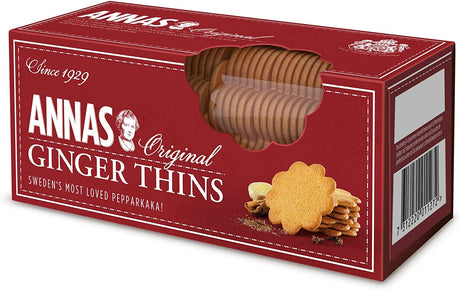 Anna's Ginger Thins 150G (Case of 12)