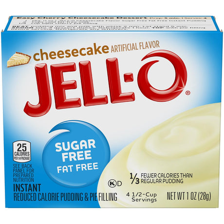 Jell-O Sugar Free Cheesecake Instant Mix 28G