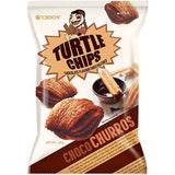 Orion Turtle Chips Choco Churros (Chocolate Flavour Fried Pastries) 80G **Expiry Feb 2025**