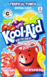 Kool Aid Sachet Tropical Punch 2QT (Case of 48)