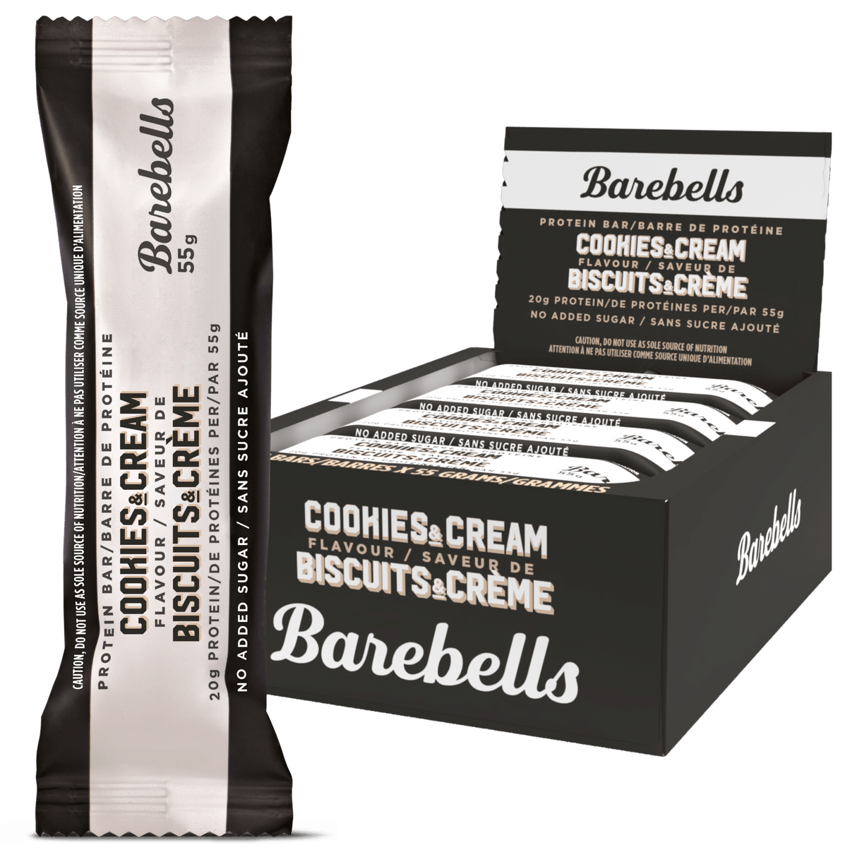 Barebells Cookies & Cream Protein Bar 55G (Case of 12)