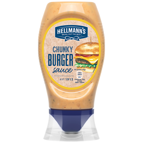 Hellmann's Chunky Burger Sauce 250ML (Case of 8)