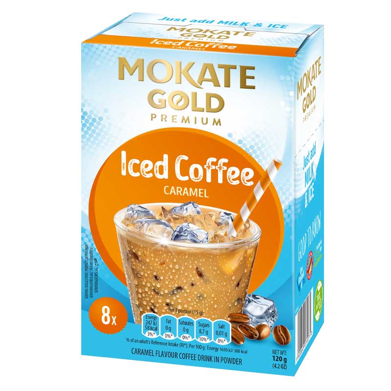 Mokate Iced Coffee Caramel 8 X 15G (Case of 12)