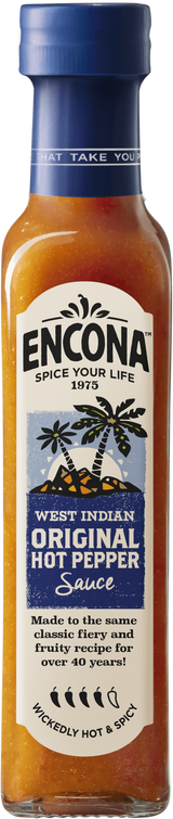 Encona West Indian Hot Pepper Sauce Original 142ML (Case of 6)