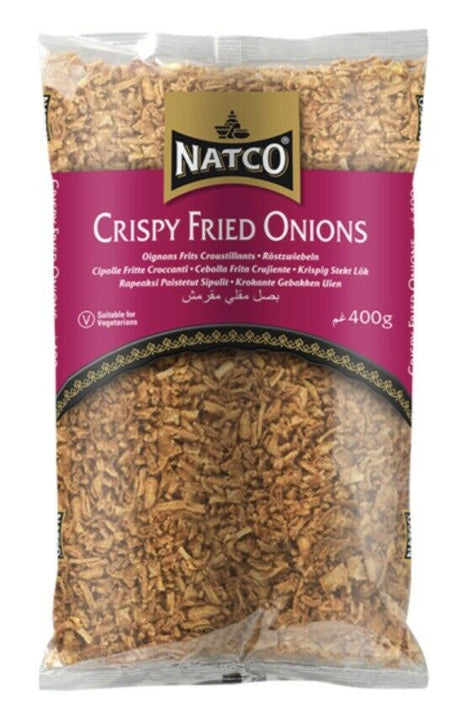 Natco Crispy Fried Onions 400G (Case of 12)