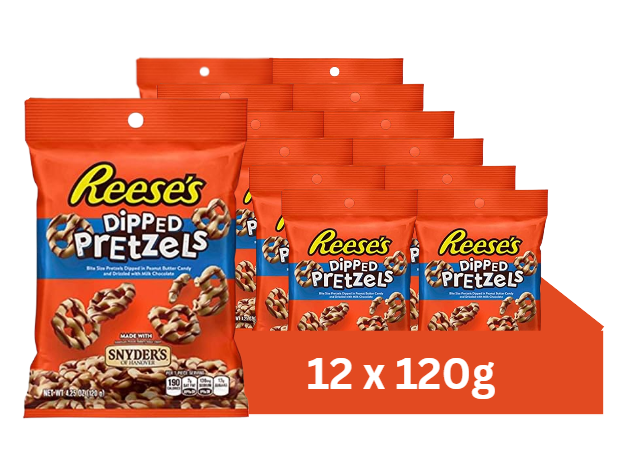 Reese's Dipped Pretzels 120G (4.25oz) (Case 12)