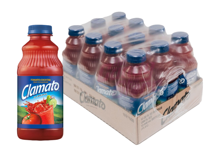 Clamato Tomato Cocktail Juice 946ML (Case 12)