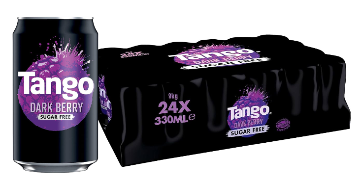 Tango Dark Berry Sugar Free Can 330ml (Case 24)