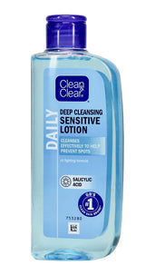 Clean & Clear Deep Cleansing Lotion Sensitive Skin 200ML