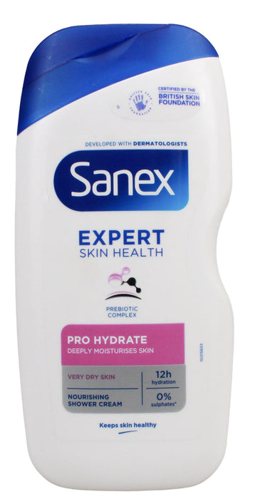 Sanex Dermo Shower Gel Pro Hydrate Very Dry Skin 450ML (Case of 6)