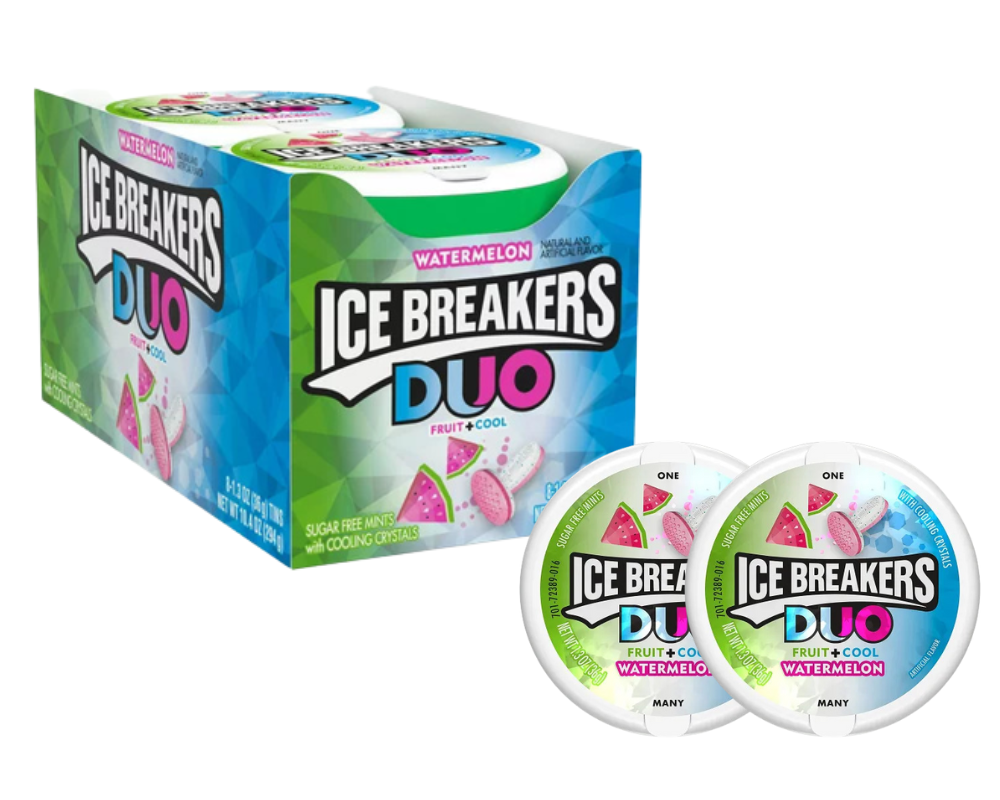 Ice Breakers Duo Watermelon 36G (Case of 8)