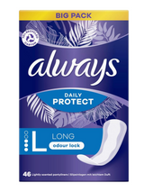 Always Dailies Panty Liners Daily Protect Long Scented 46s