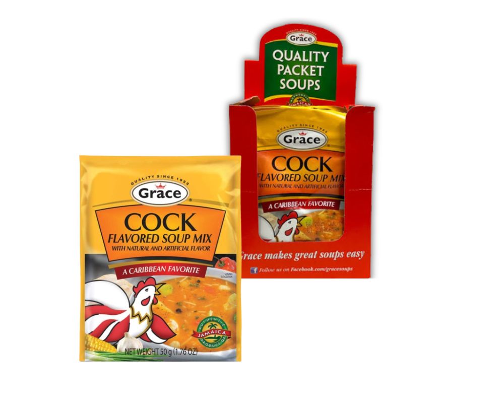 Grace Cock Flavour Soup Mix 50G (Case of 12)