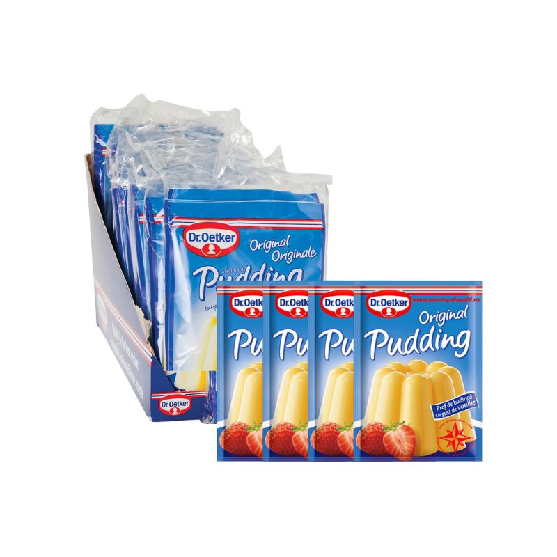 Dr Oetker Vanilla Pudding (Budinca Vanile) 40G (Case of 35)