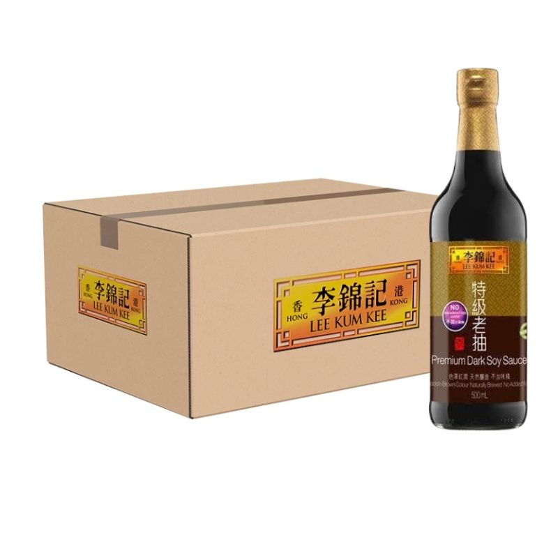 Lee Kum Kee Premium Dark Soy Sauce 500Ml (Case of 12)