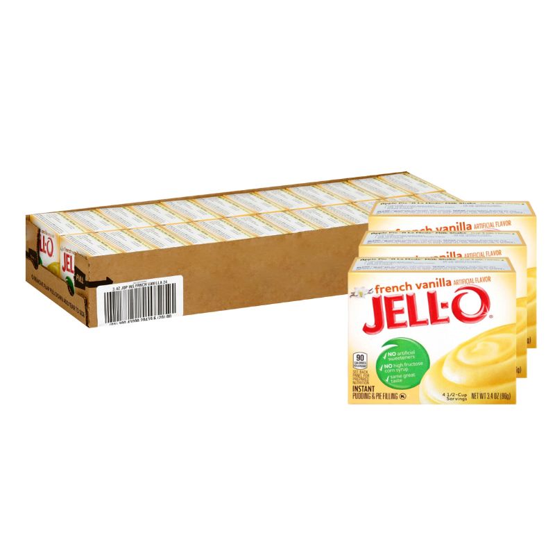 Jell O Instant Pudding - French Vanilla 96G (Case of 24)