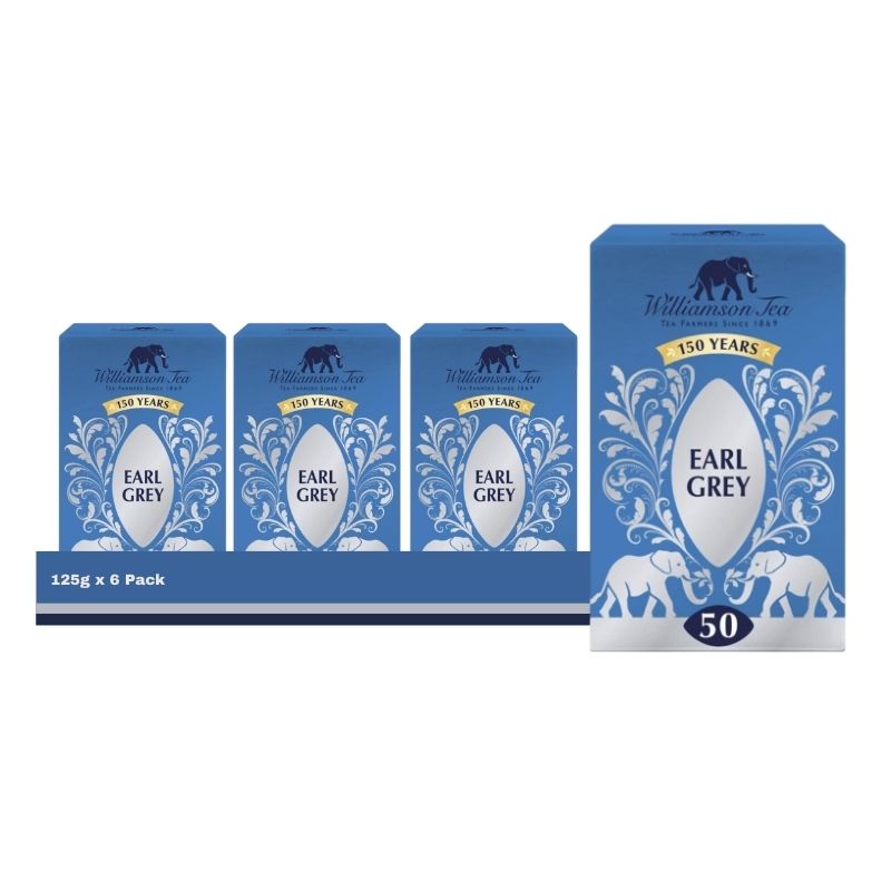 Williamson Tea Earl Grey 50 Teabags (Case of 6)