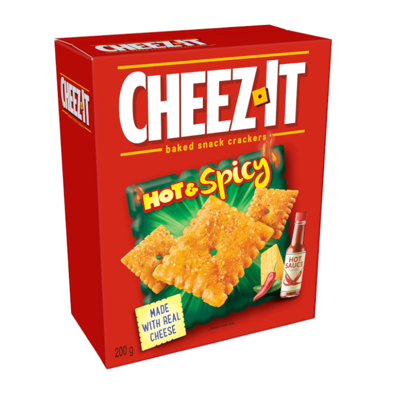 Cheez It Crackers Hot & Spicy 200G