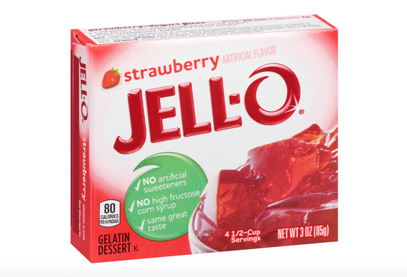 Jell-O Strawberry Gelatin 3Oz (85G) (Case of 24)