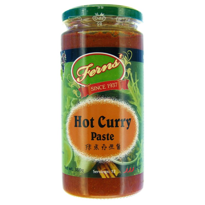 Ferns Hot Curry Paste 380G (Case of 6)