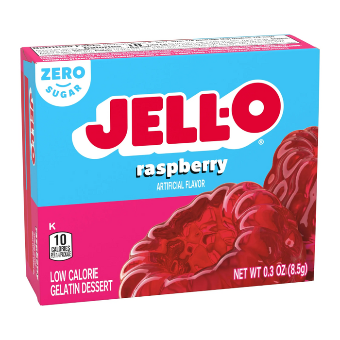 Jell-O Sugar Free Raspberry Gelatin 0.3oz