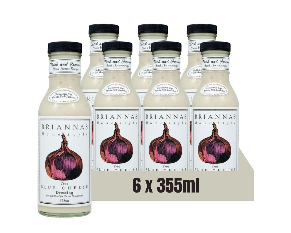 Briannas Blue Cheese Dressing 355Ml (Case of 6)