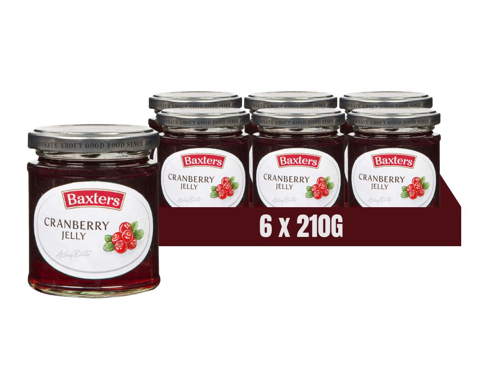 Baxters Cranberry Jelly 210G (Case of 6)