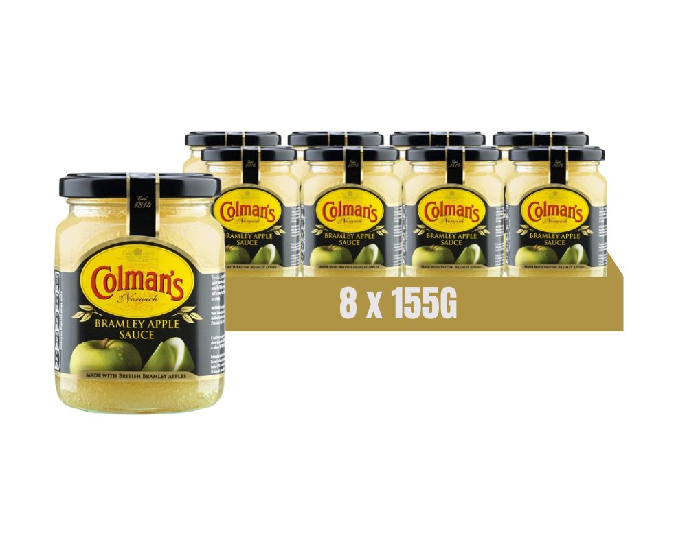 Colmans Bramley Apple Sauce Jar 155G (Case of 8)