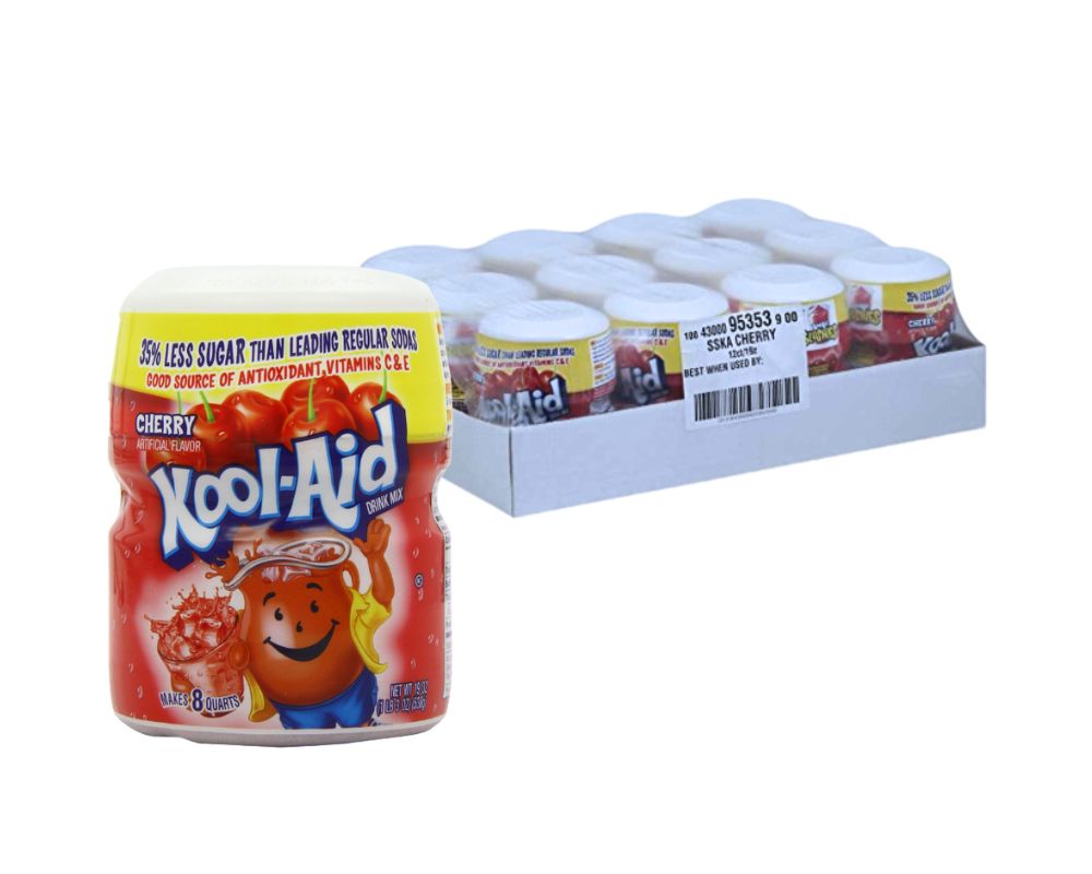 Kool Aid Sweetened Cherry 19Oz (Case of 12)