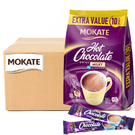 Mokate Milky Hot Chocolate 10 Pack (180G) (Case of 18)